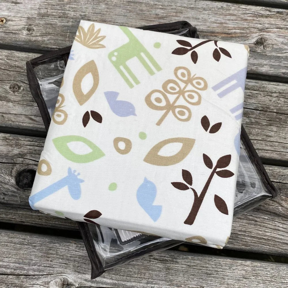 Baby GAP Organic Cotton Safari Fitted Crib Sheet